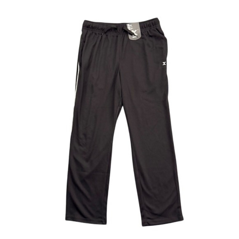 Xersion Boys Black Training Pants Drawstring Waist Size Medium 10/12 H NWT